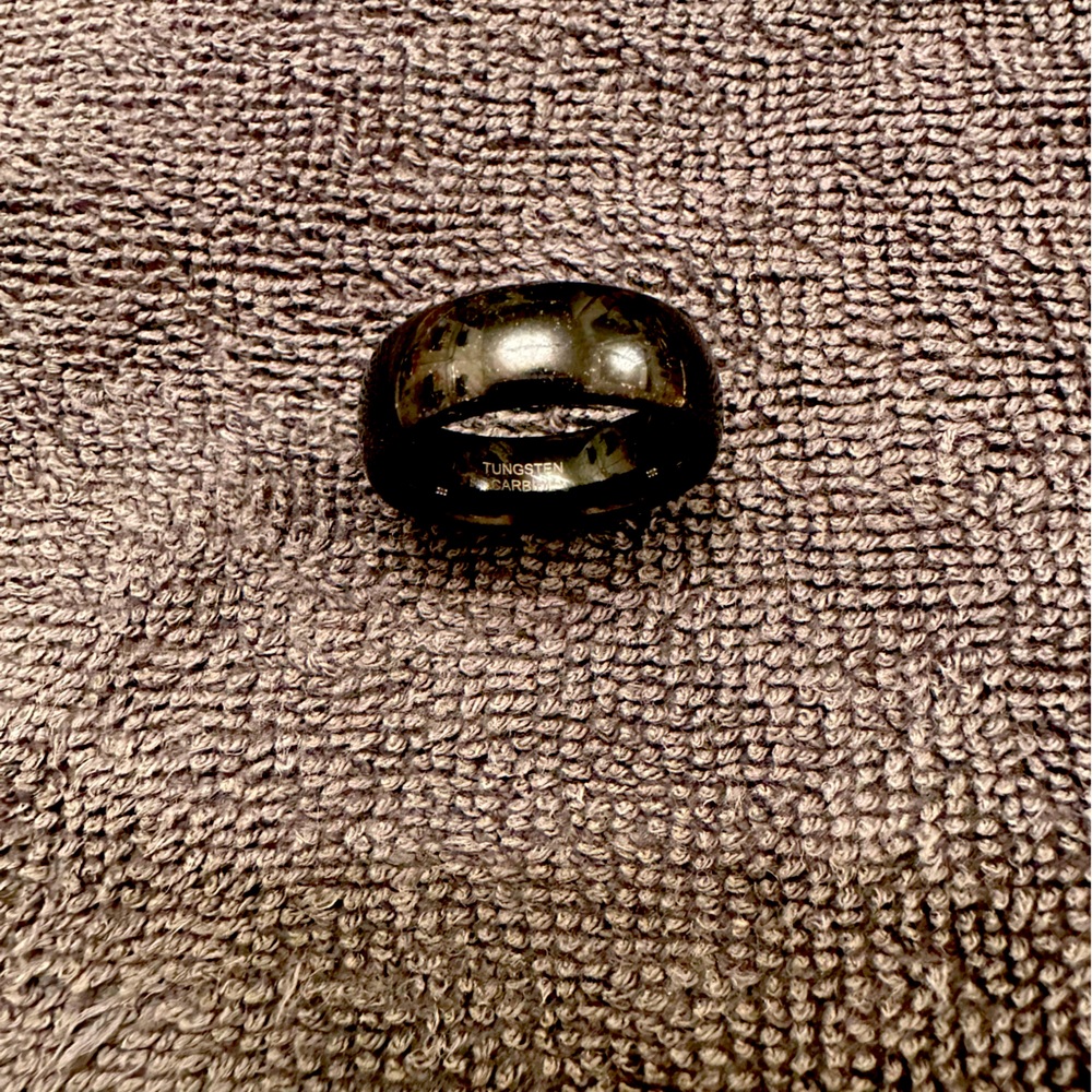 Black Tungsten Ring